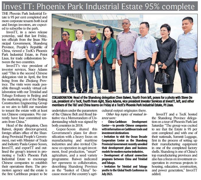 Phoenix Park Industrial Estate is 95% complete!